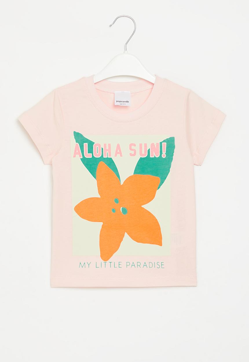 Pop Candy - Printed tee - pink 