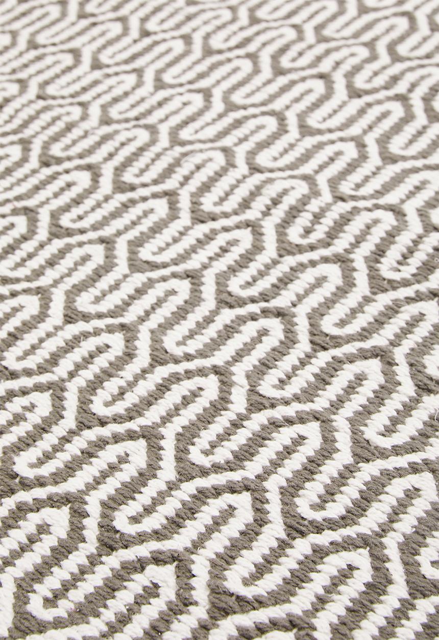 Sixth Floor - Kei woven runner - charcoal