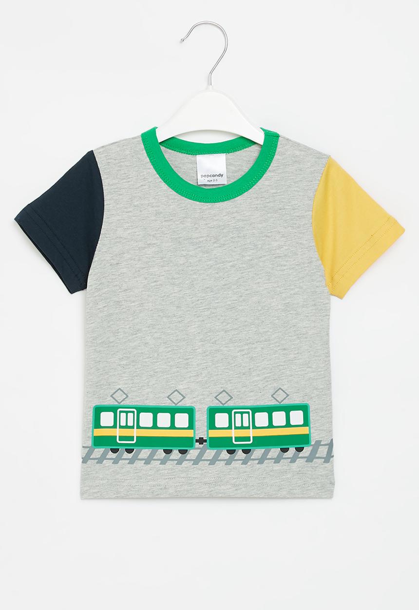 Pop Candy - Colourblock tee - multi