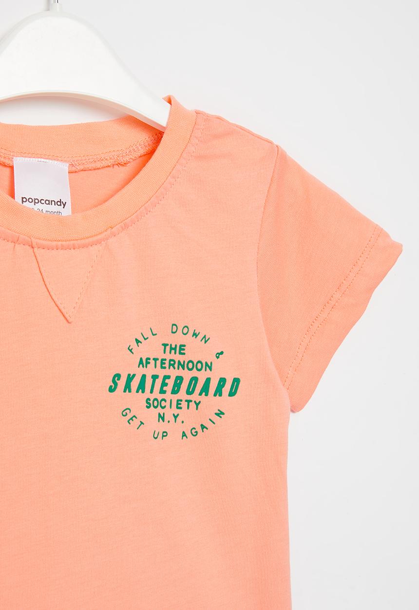 Pop Candy - Printed tee - orange