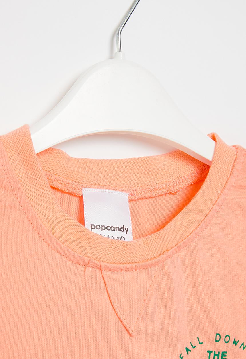 Pop Candy - Printed tee - orange
