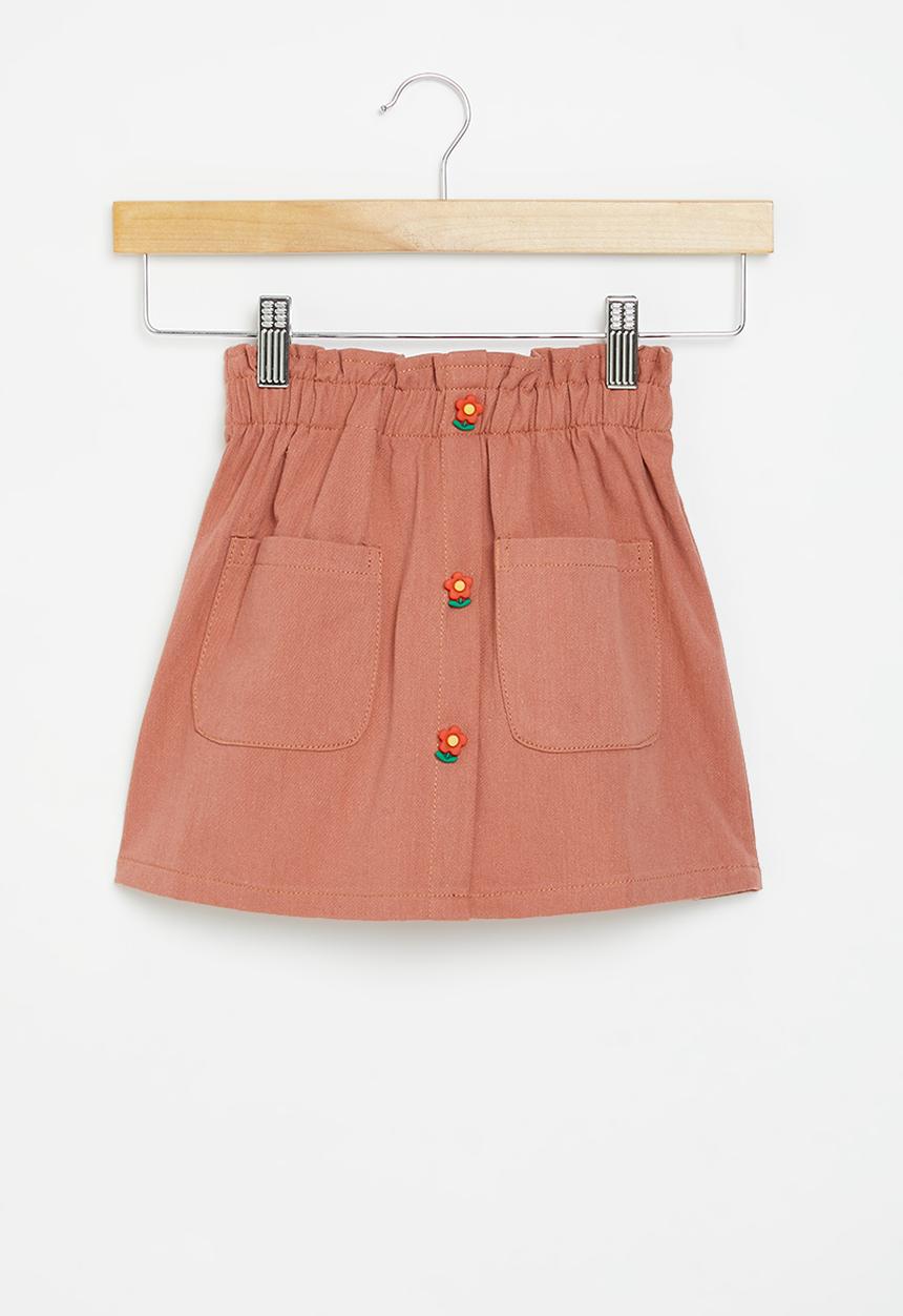 Pop Candy - Elasticated waist skirt - red