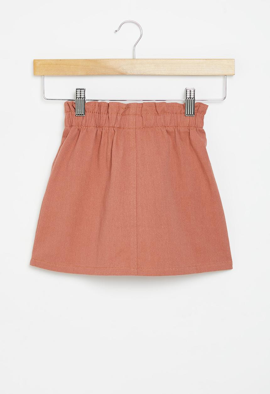 Pop Candy - Elasticated waist skirt - red