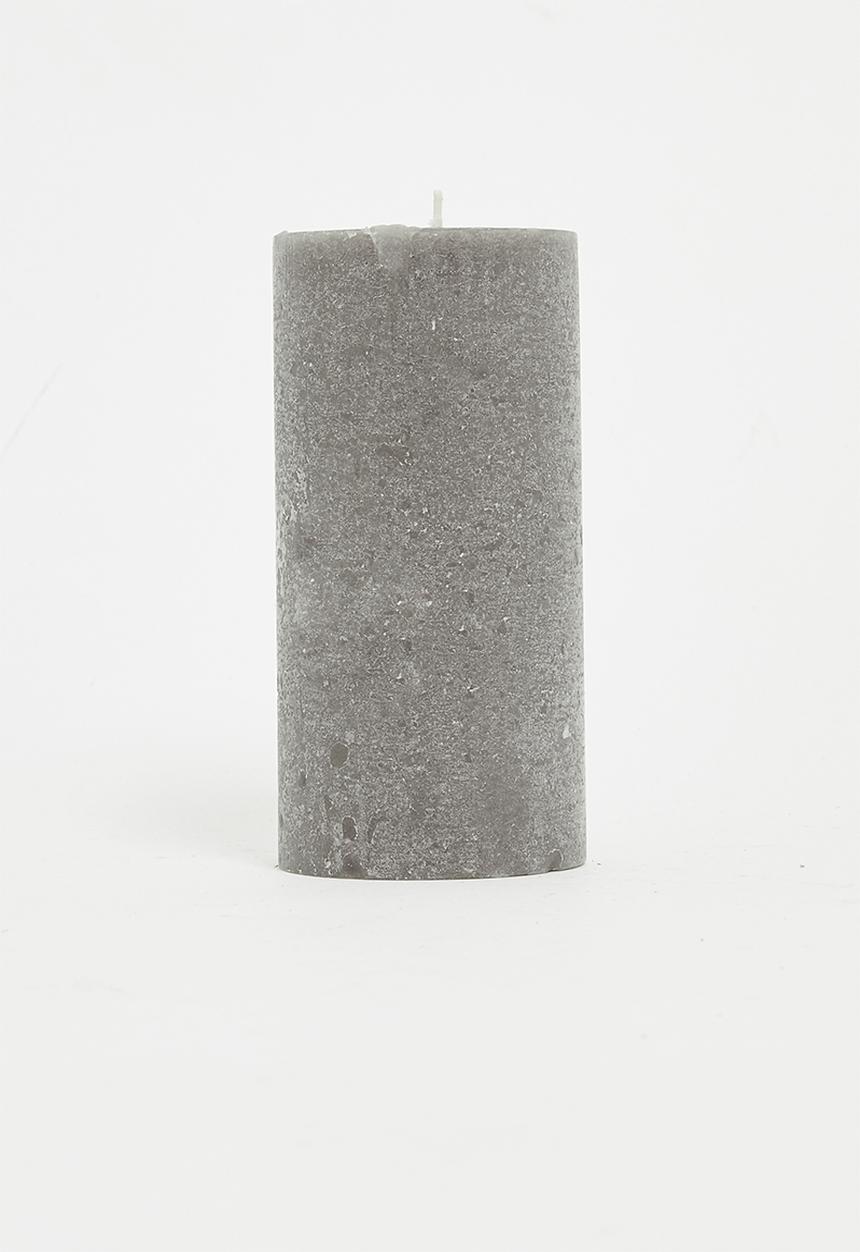 H&S - Pillar candle – black