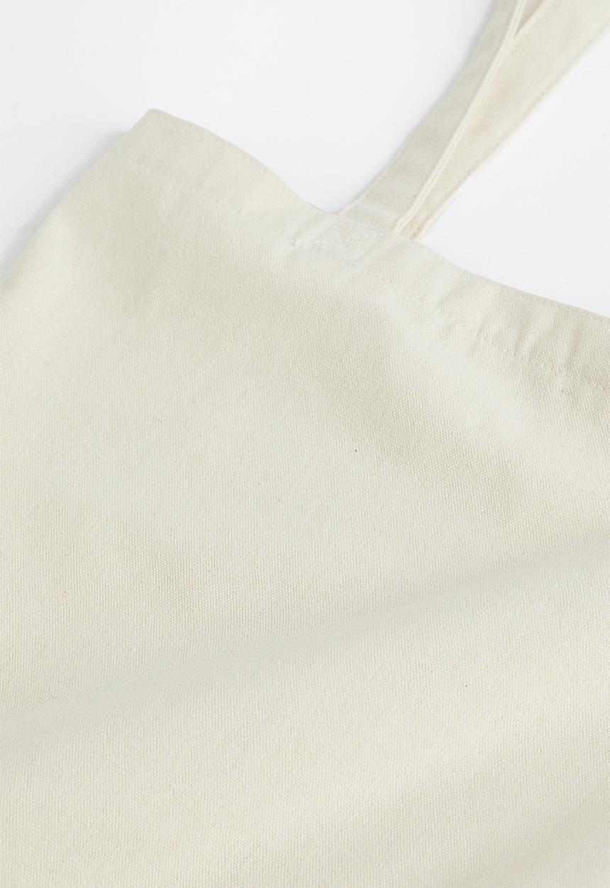 H&M - Printed canvas shopper - cream/sunset valley