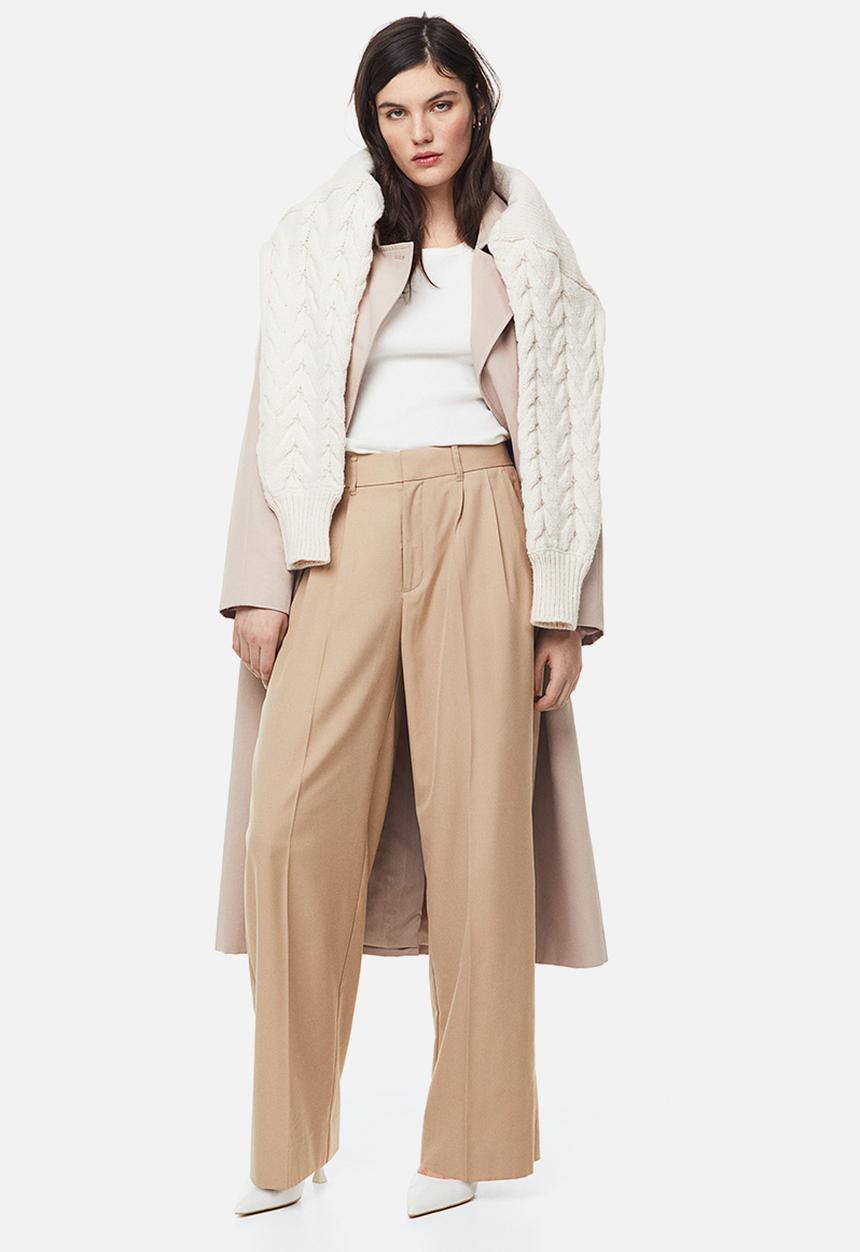 H&M - Straight trousers - beige