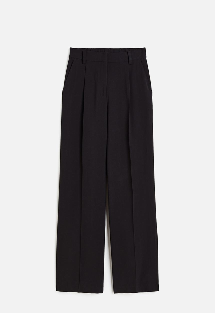 H&M - Tailored trousers - black