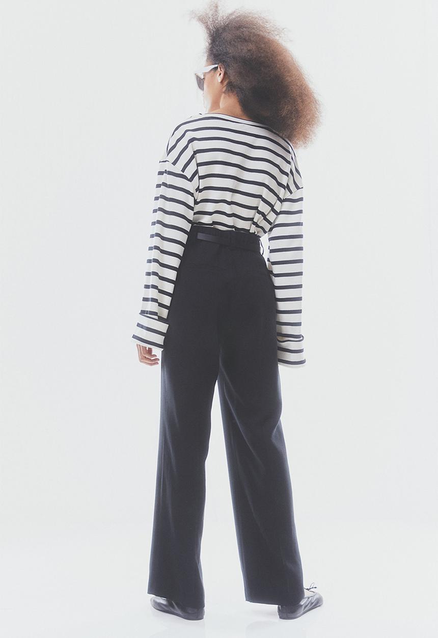 H&M - Tailored trousers - black