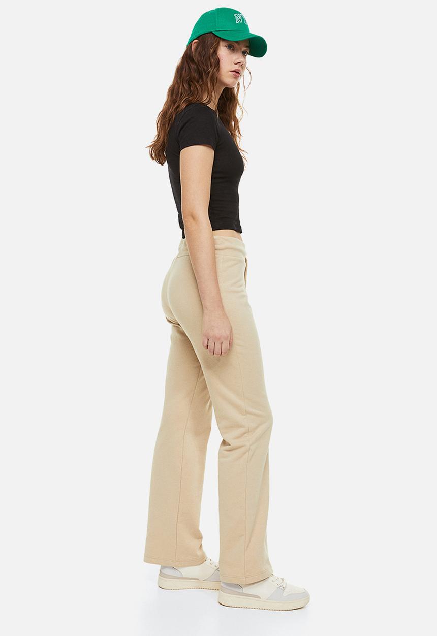 H&M - Straight joggers - light beige