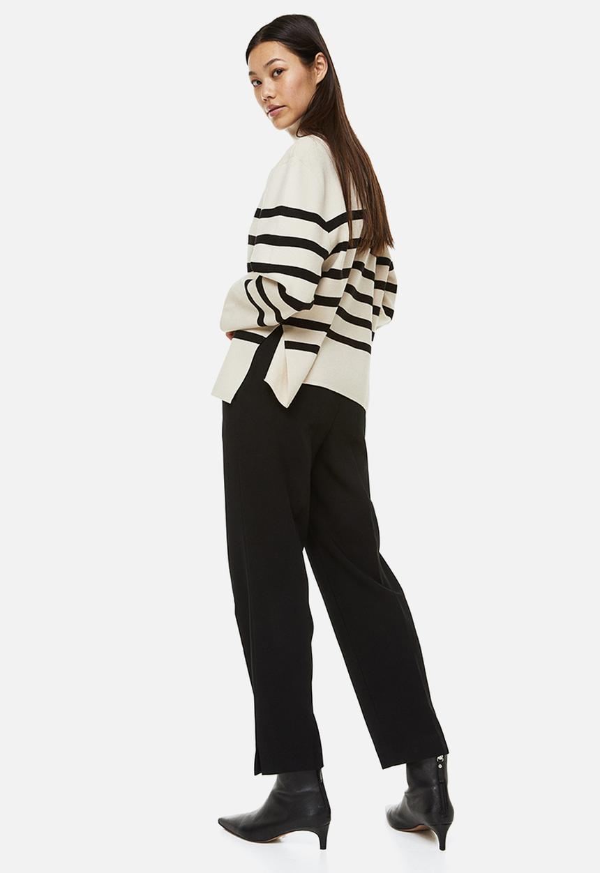 H&M - Tailored trousers - black
