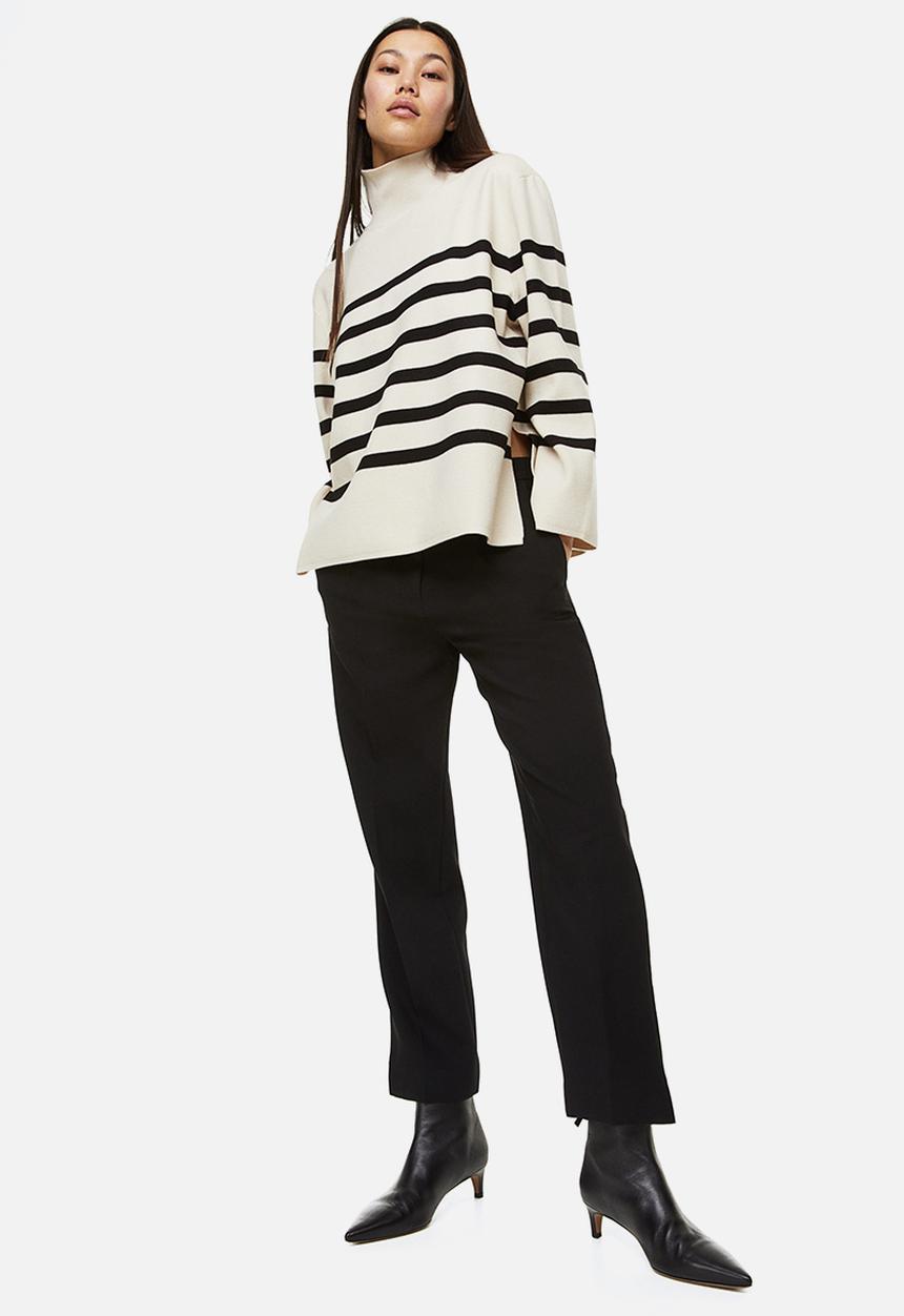 H&M - Tailored trousers - black