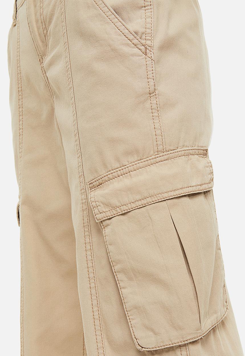H&M - Canvas cargo trousers - beige