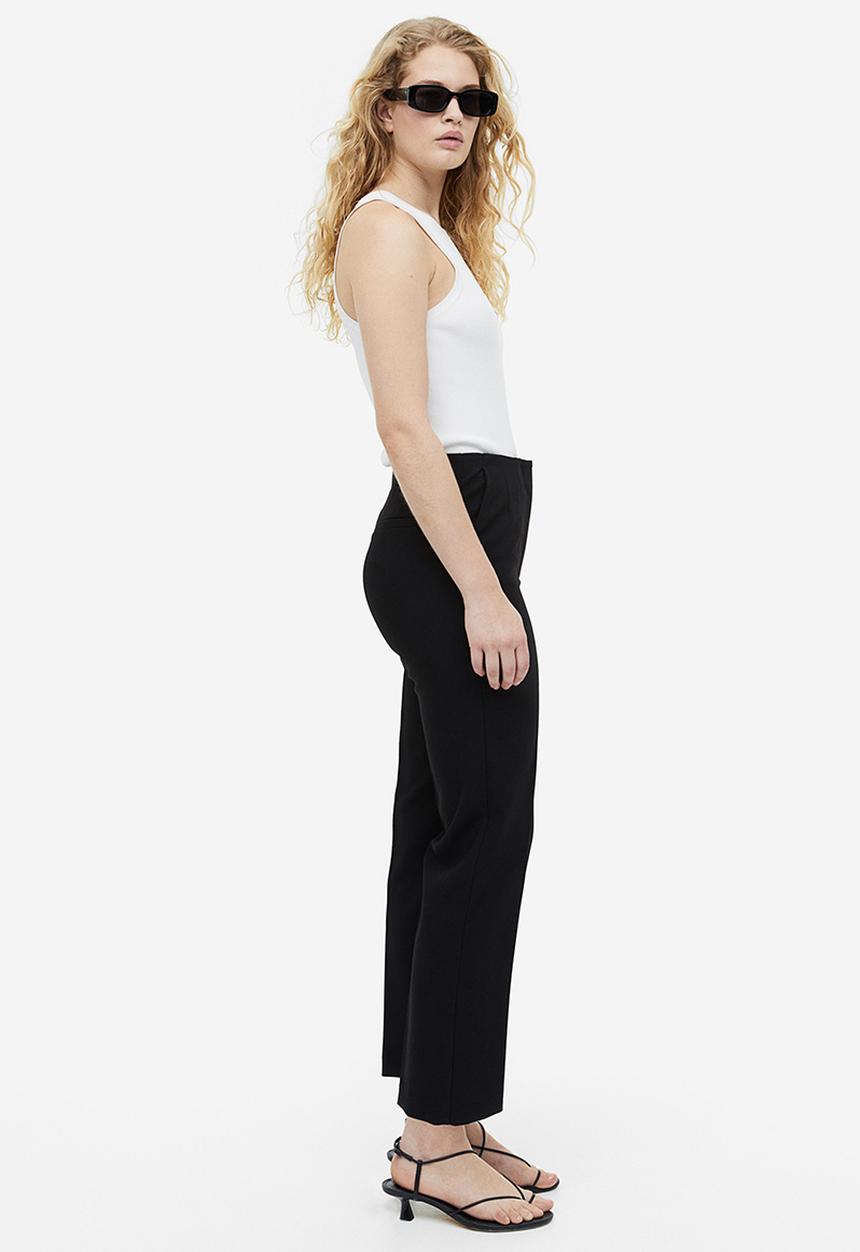 H&M - Tapered trousers - black