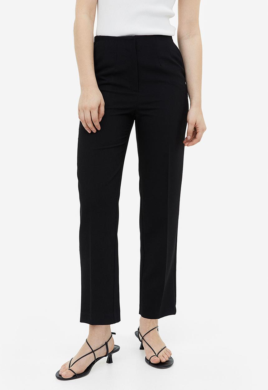 H&M - Tapered trousers - black