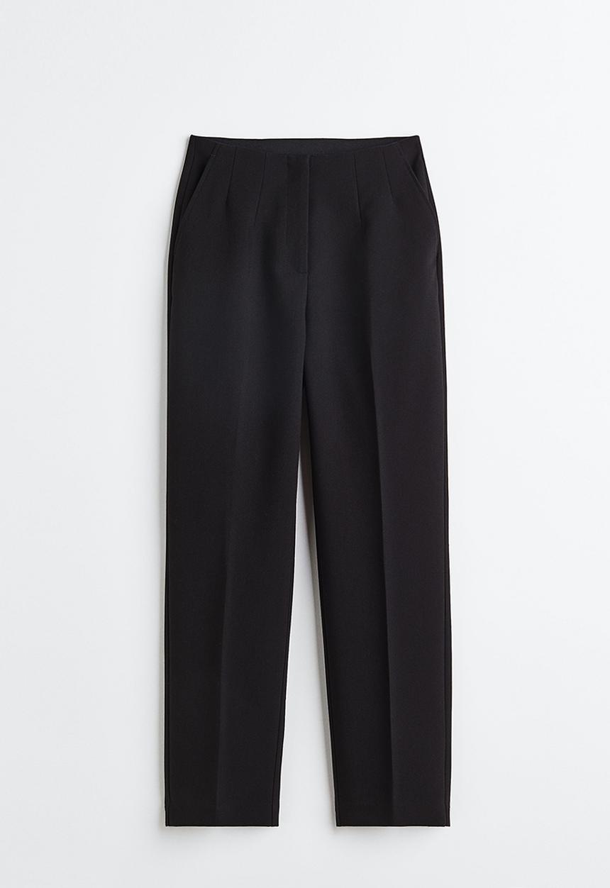 H&M - Tapered trousers - black