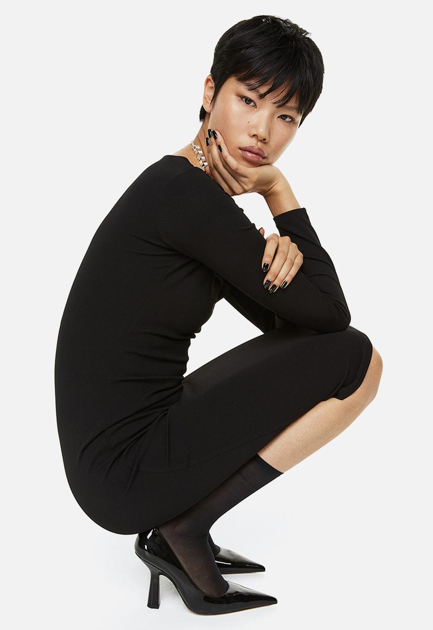 H&M - Bodycon dress - black