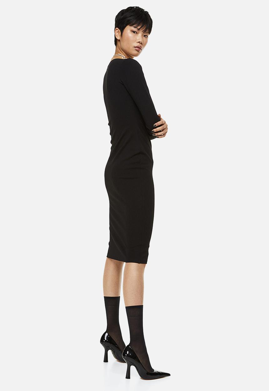 H&M - Bodycon dress - black
