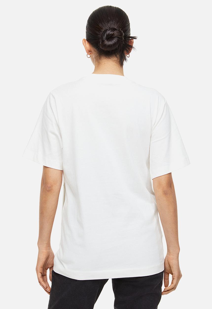 H&M - Mama 2-pack nursing tops - black & white