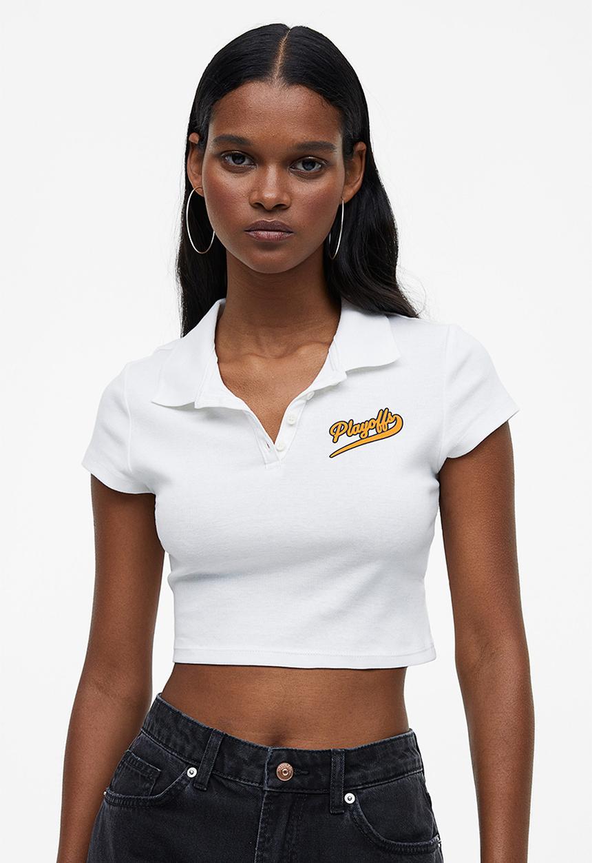 H&M - Polo shirt - white/playoffs