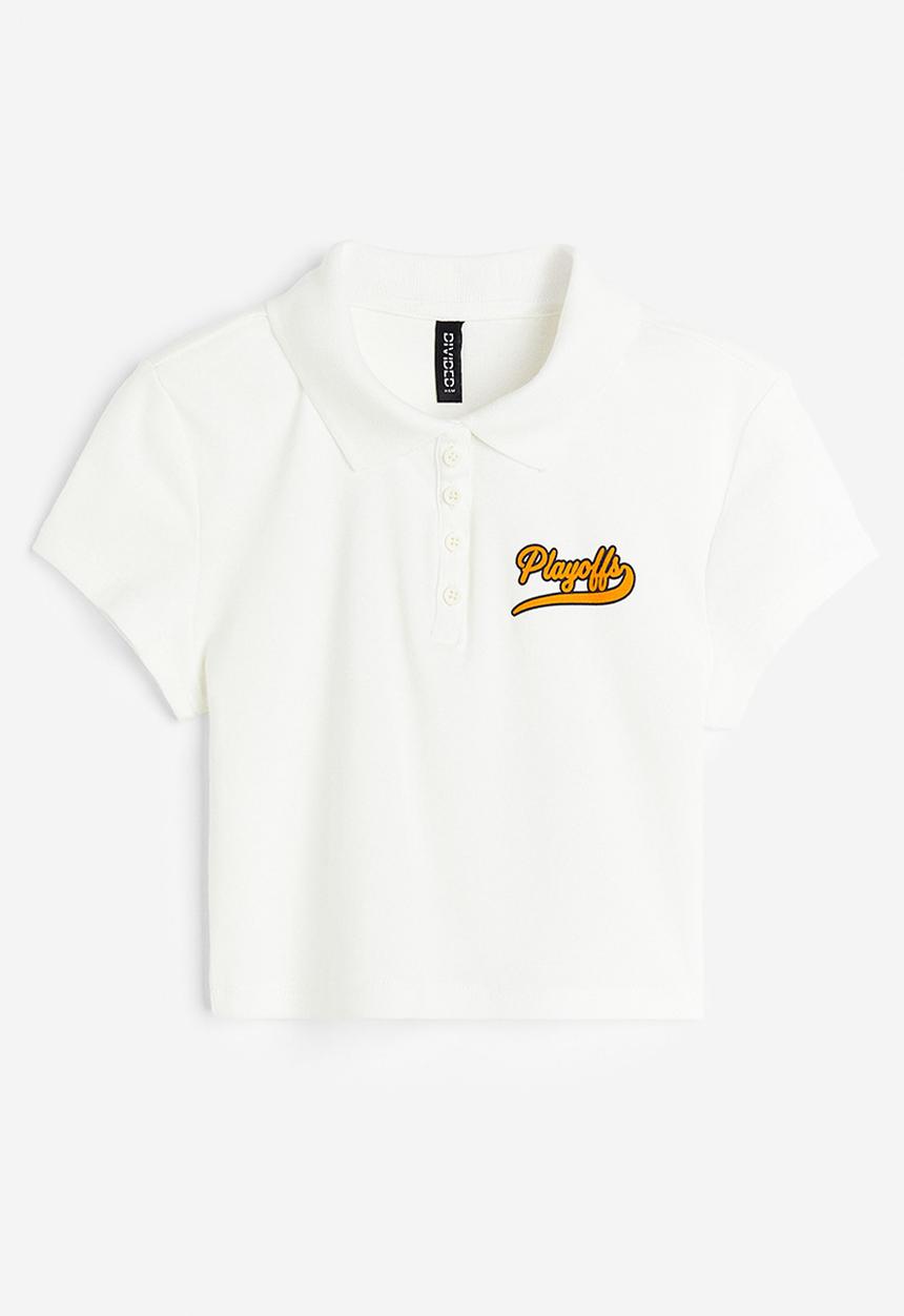 H&M - Polo shirt - white/playoffs