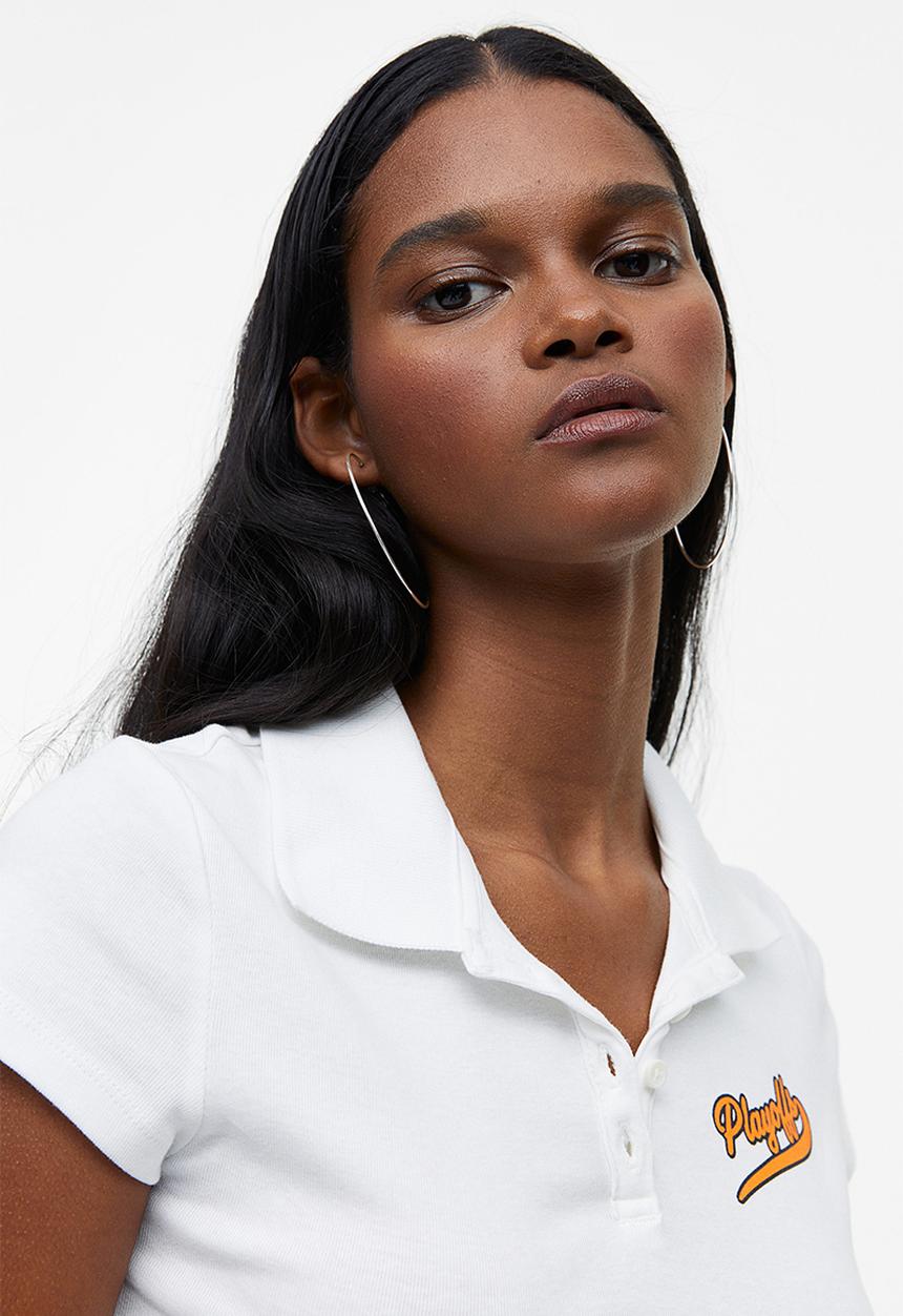 H&M - Polo shirt - white/playoffs