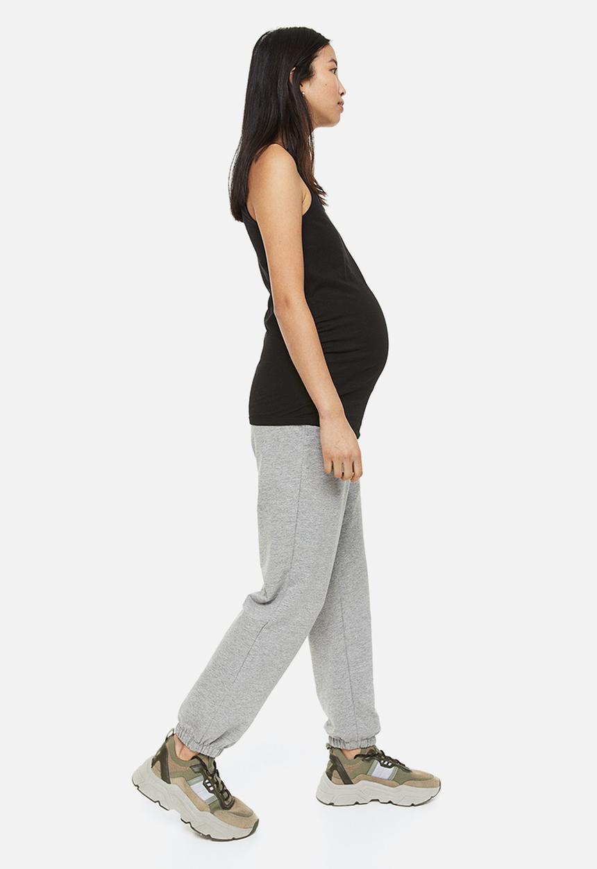 H&M - Mama joggers - light grey marl 