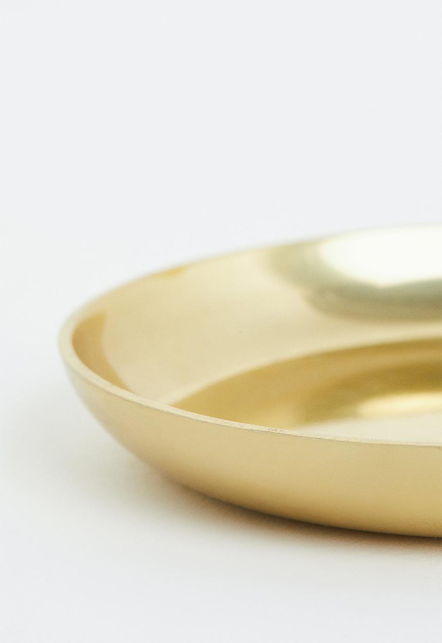 H&M - Metal mini dish - gold-coloured 