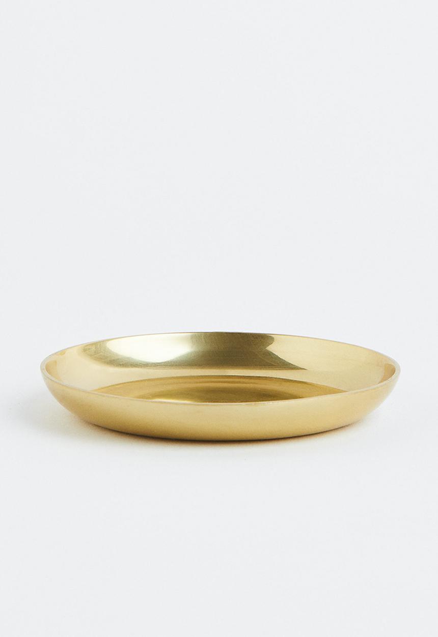 H&M - Metal mini dish - gold-coloured 