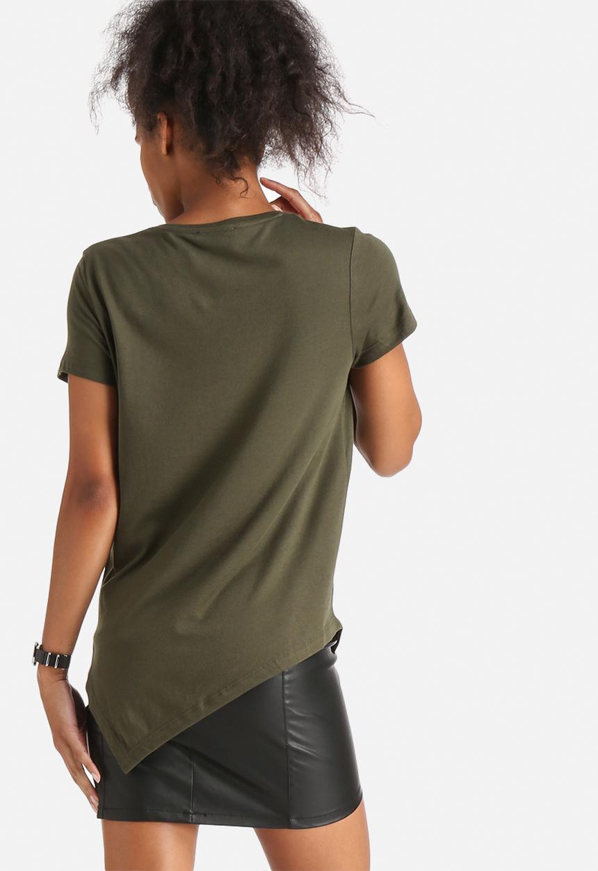 Pieces - Edila Assymetric Tee