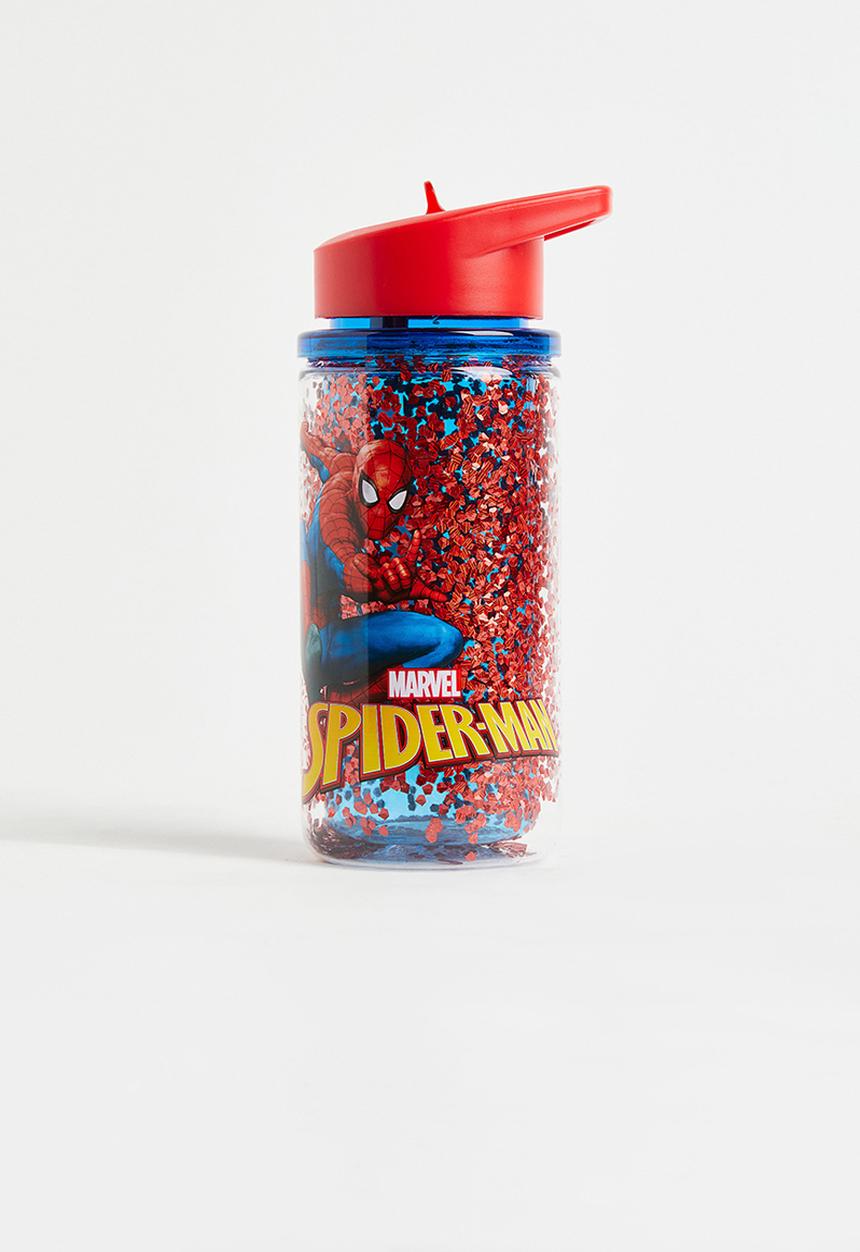 H&M - Printed water bottle - red/spider-man