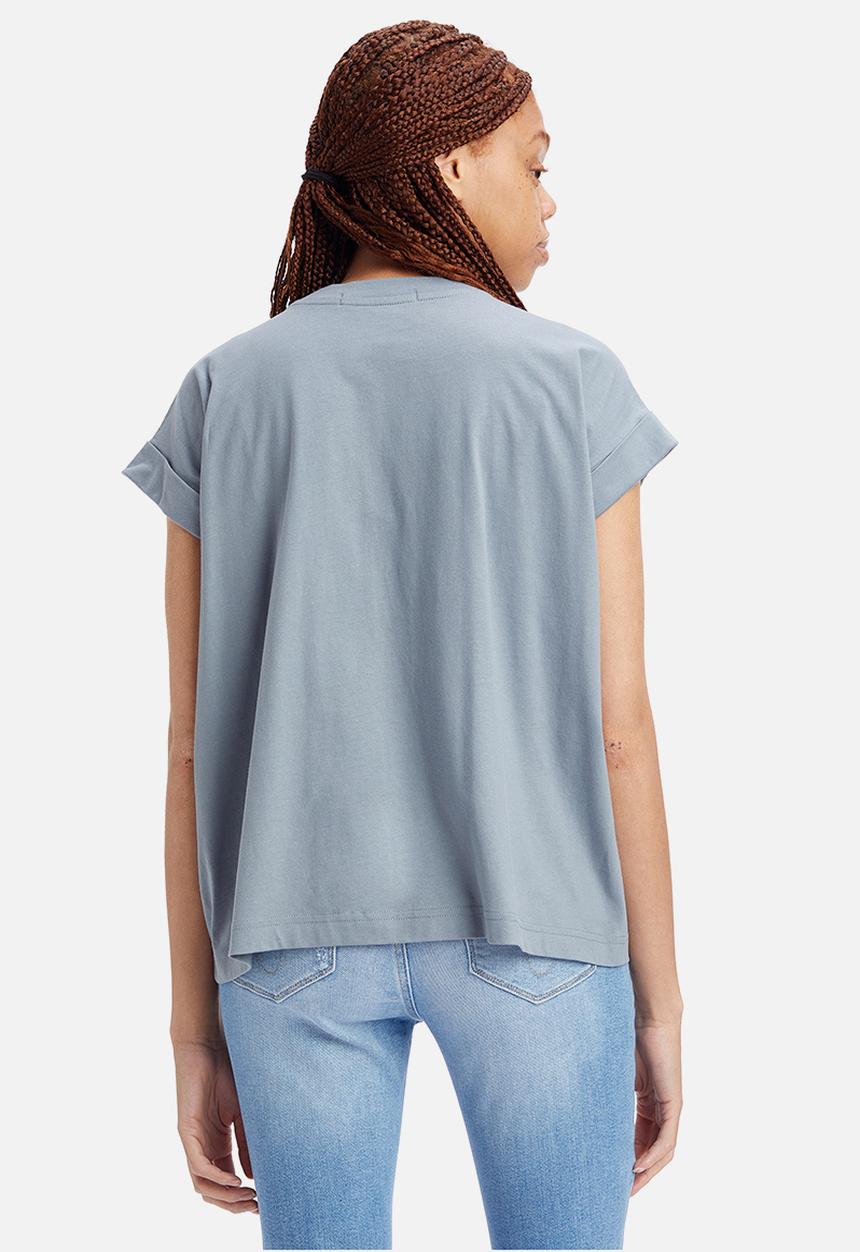 Calvin Klein - Archival monologo relaxed tee - overcast grey