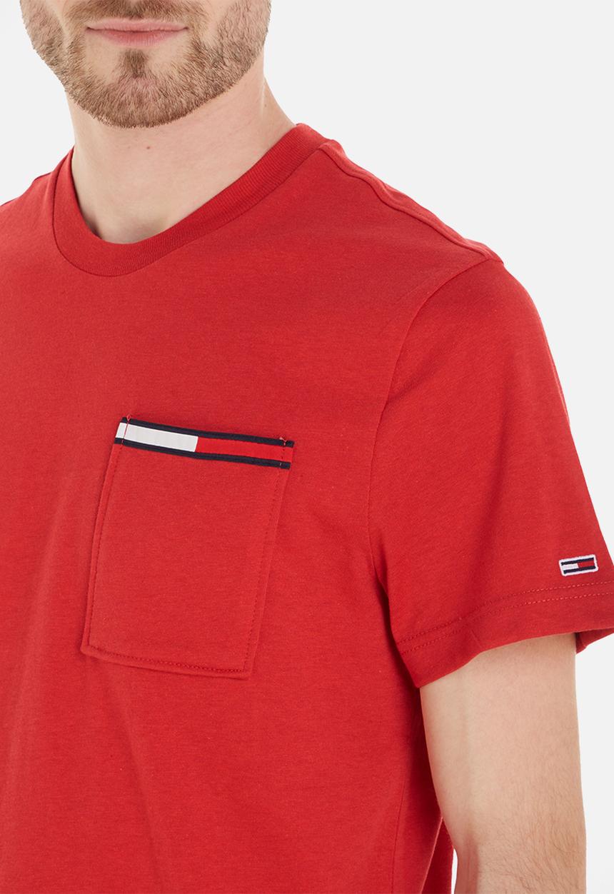 Tommy Hilfiger - Essential flag pocket - red