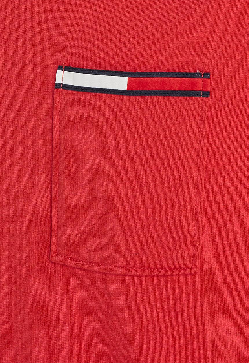 Tommy Hilfiger - Essential flag pocket - red