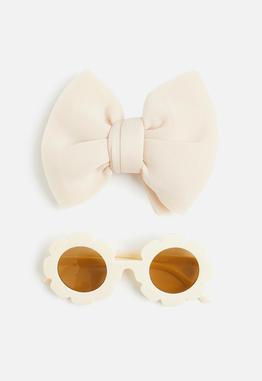 Pop Candy - Headband & sunglasses set - beige