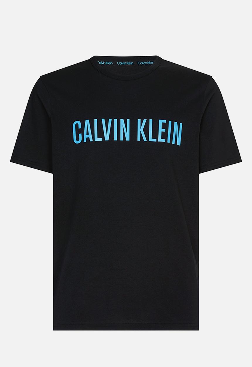 Calvin Klein - Short sleeve crew neck - black & signature blue