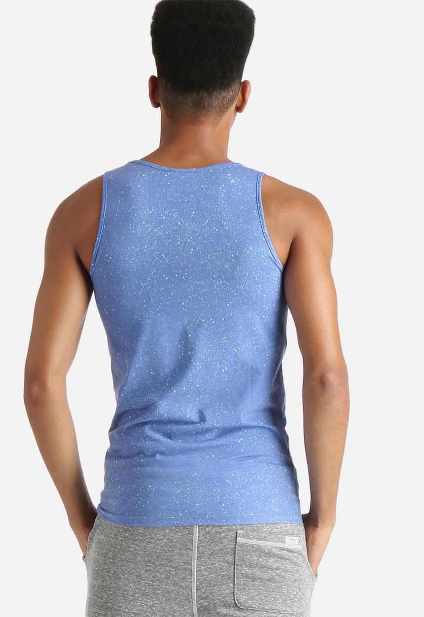 Hype - Cyan Speckle Print Vest