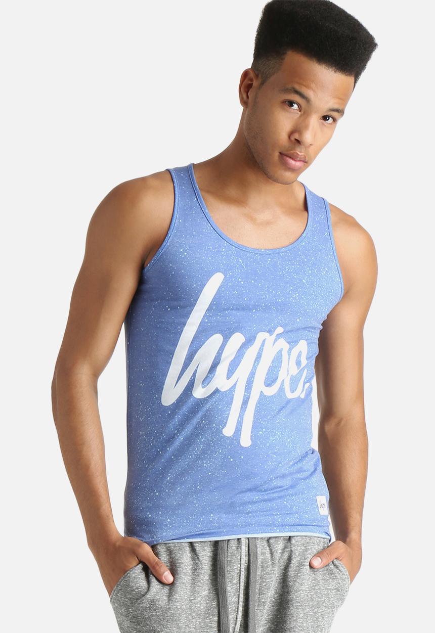 Hype - Cyan Speckle Print Vest