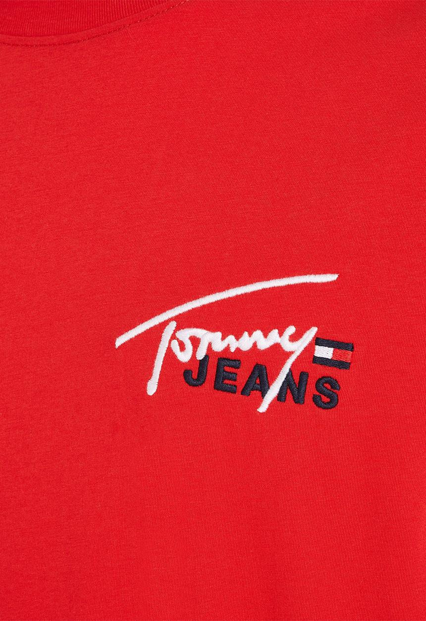 Tommy Hilfiger - Graphic signature tee - red