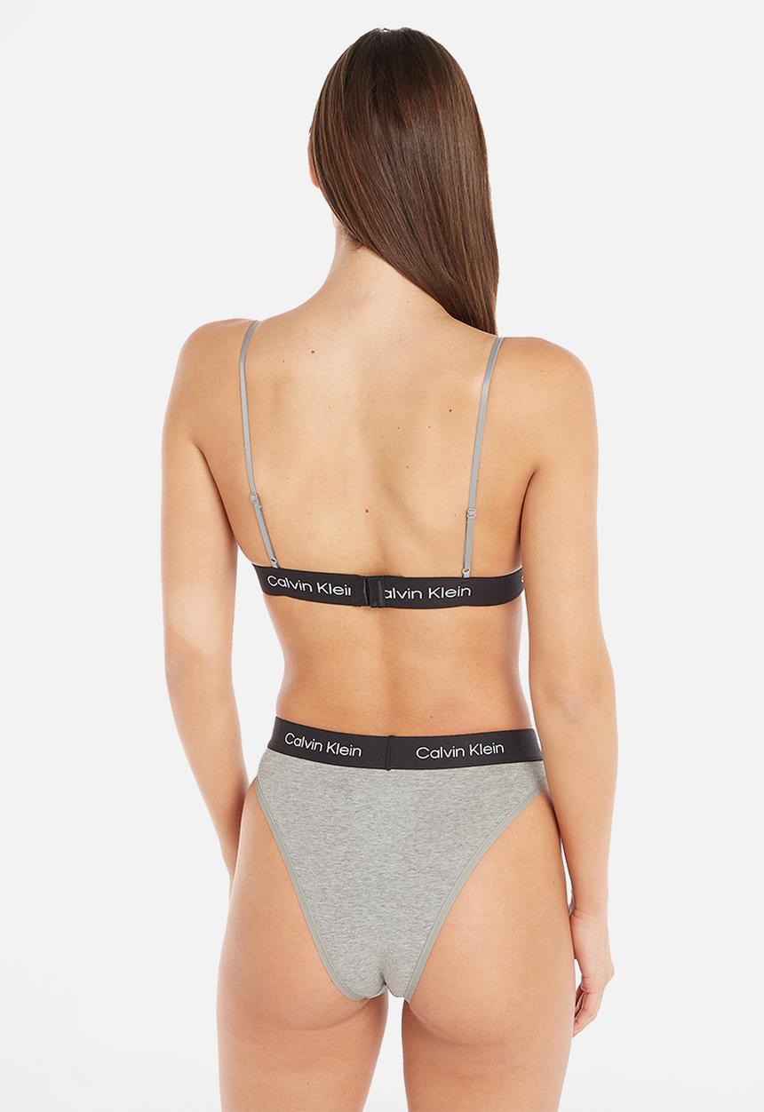 Calvin Klein - High waist brazilian - grey heather