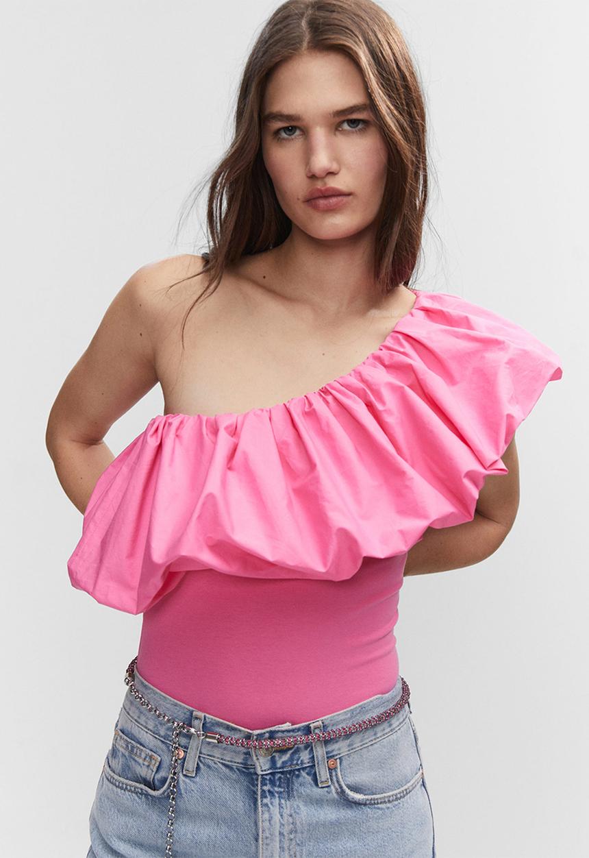 MANGO - Body lara - bright pink
