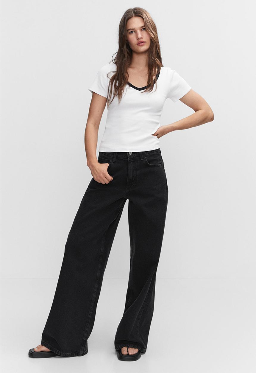 MANGO - T-shirt agata - white