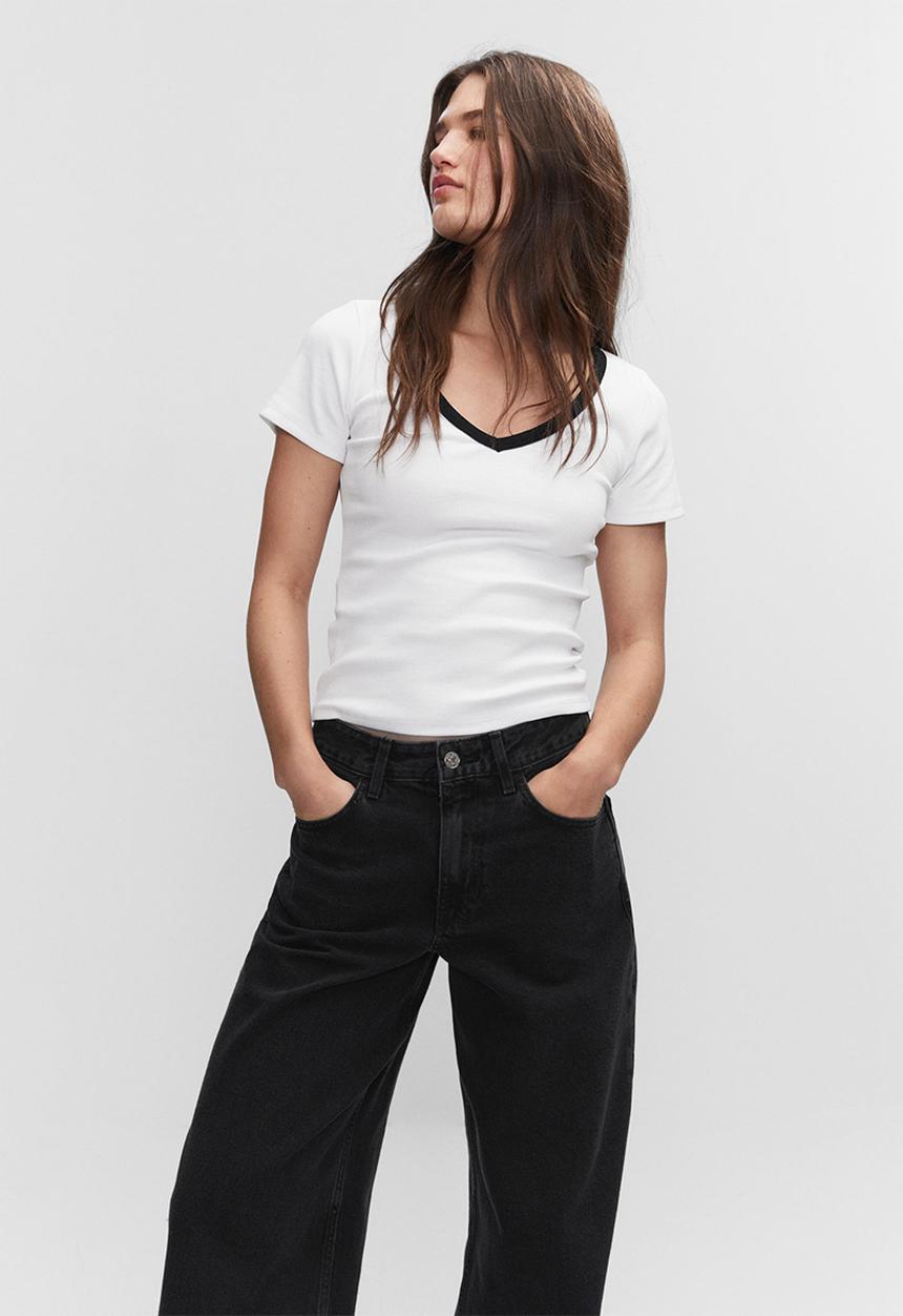 MANGO - T-shirt agata - white