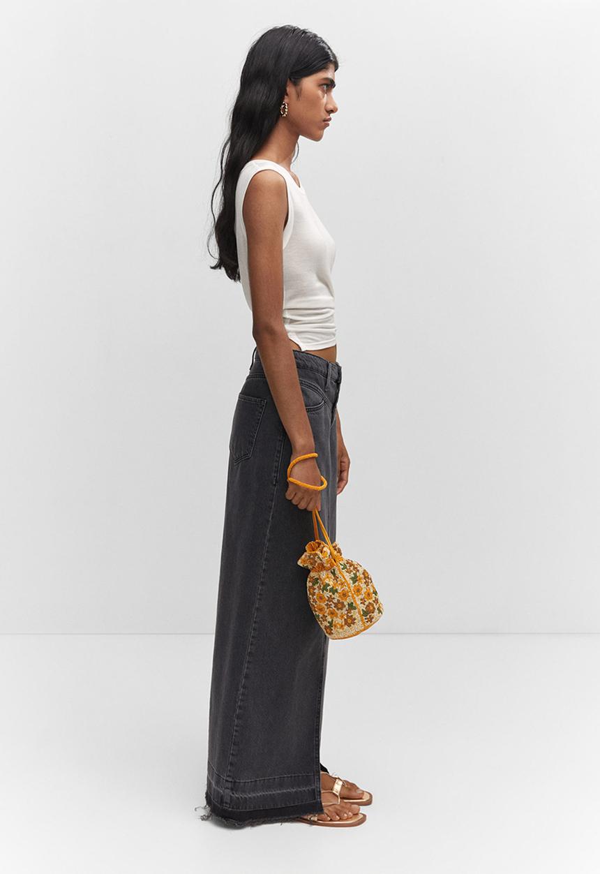 MANGO - Bag camelia - yellow