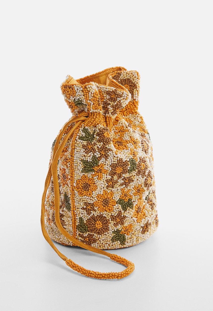 MANGO - Bag camelia - yellow