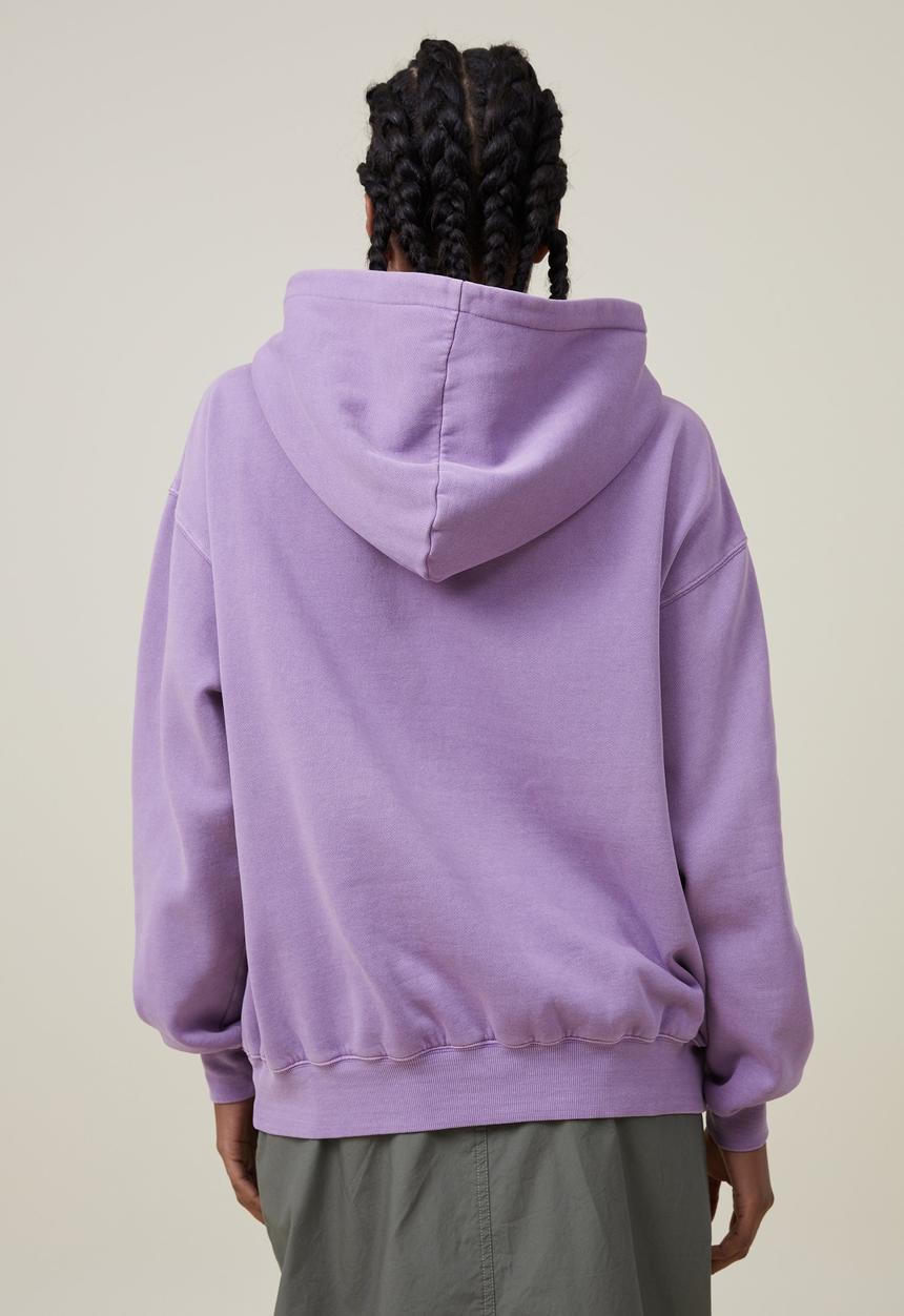 Cotton On - Classic washed hoodie - washed spring lilac