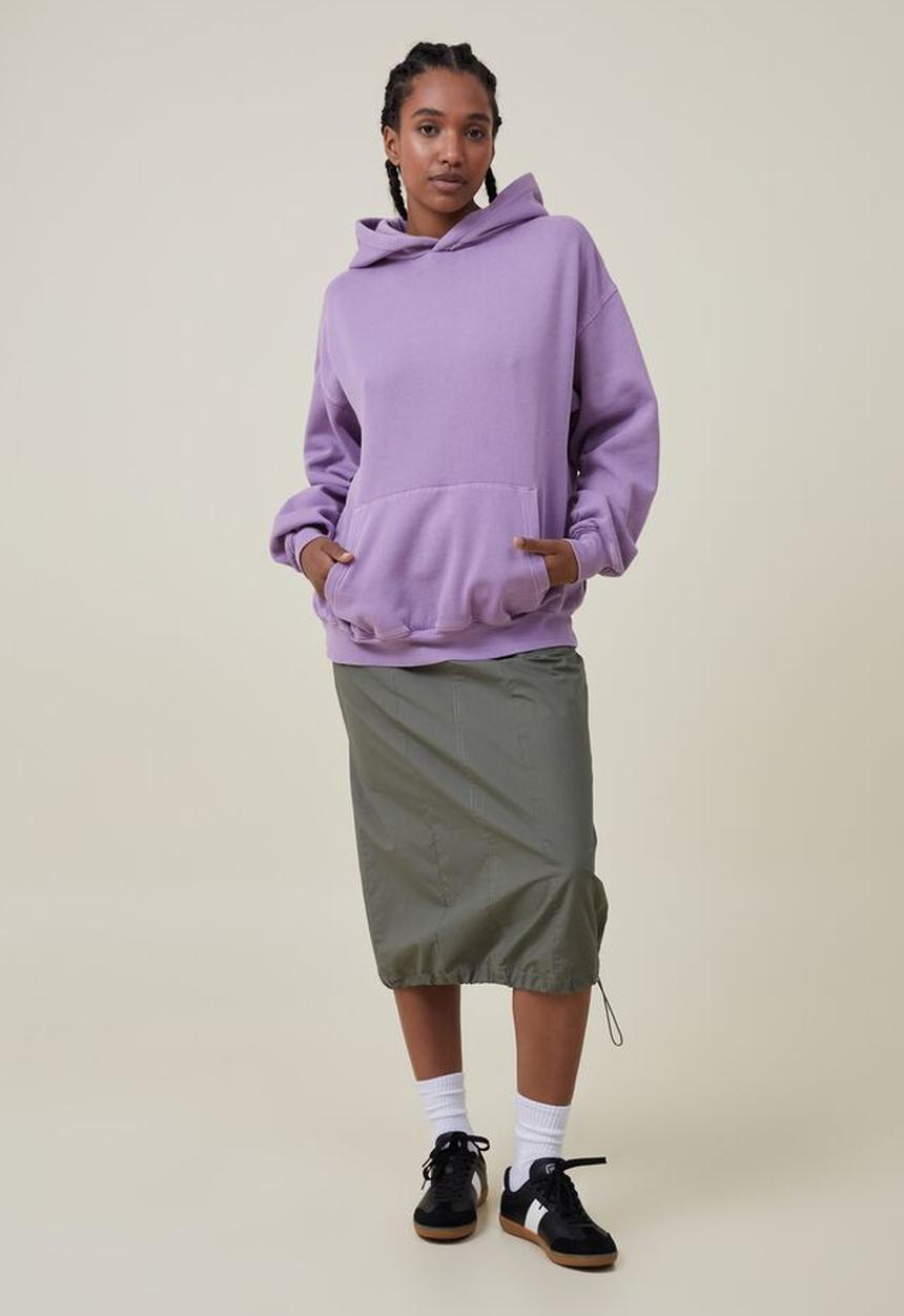 Cotton On - Classic washed hoodie - washed spring lilac