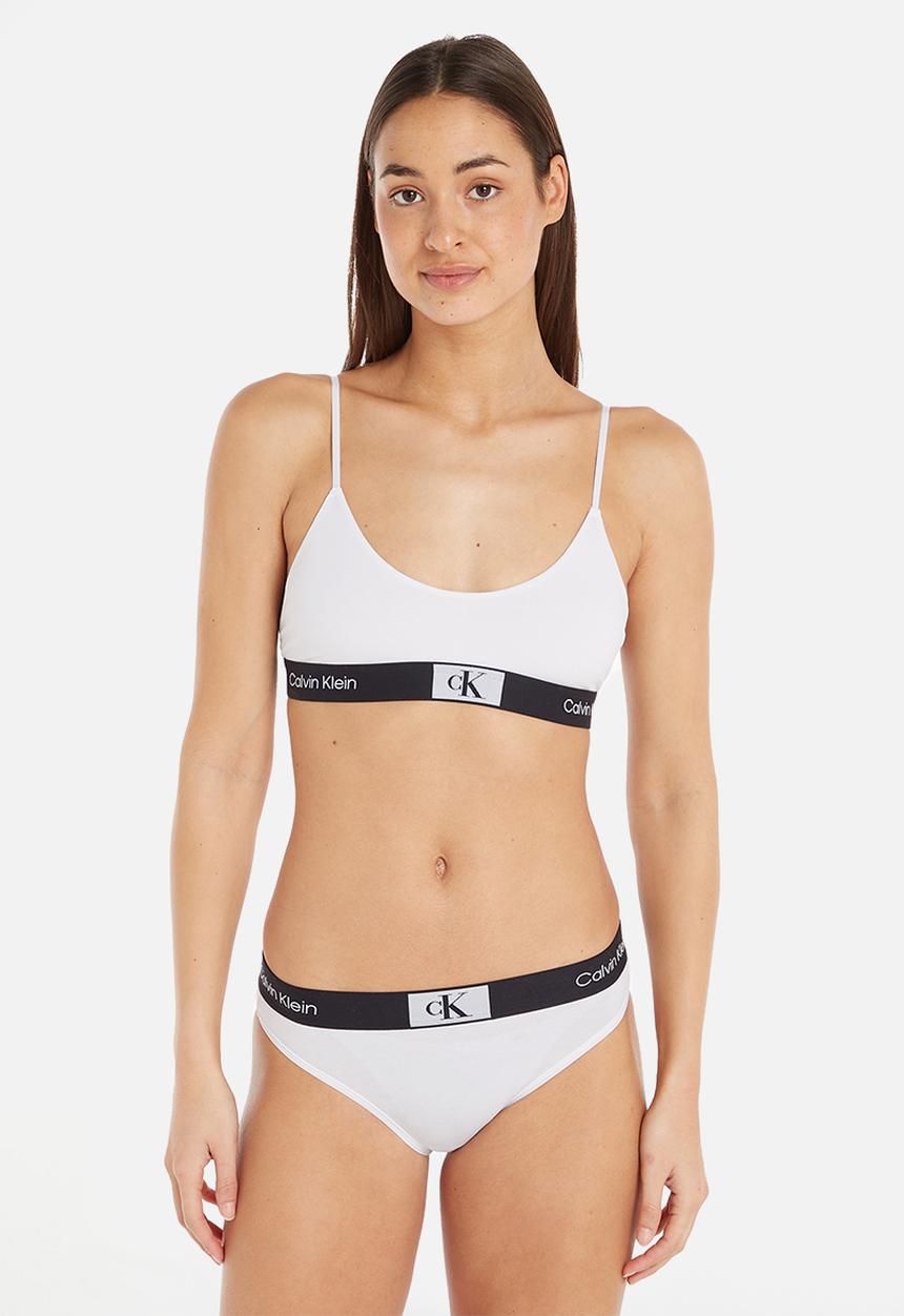 Calvin Klein - Unlined bralette - white