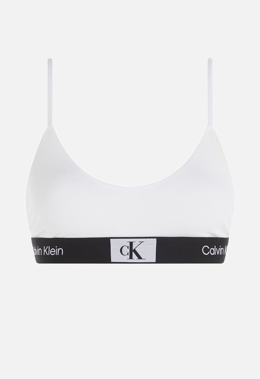 Calvin Klein - Unlined bralette - white