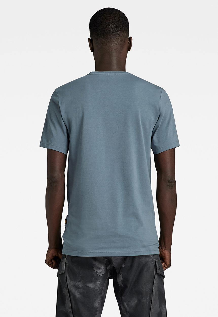 G-STAR - Slim base r t short sleeve compact stretch jersey o - axis