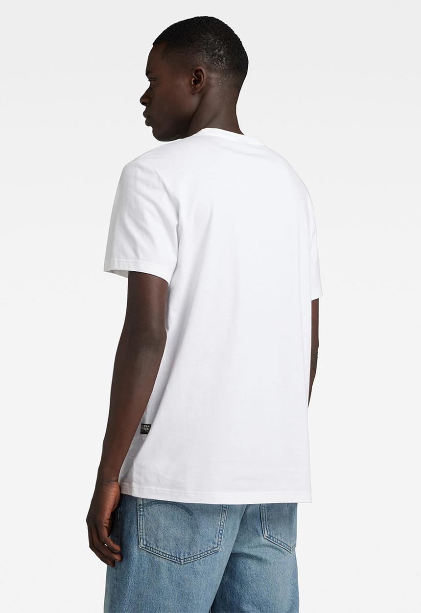 G-STAR - Chest gr r t compact jersey o - white